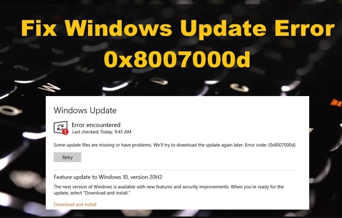 Feature update to windows 10, version 1903 – error 0x80080008 | Quick Solution